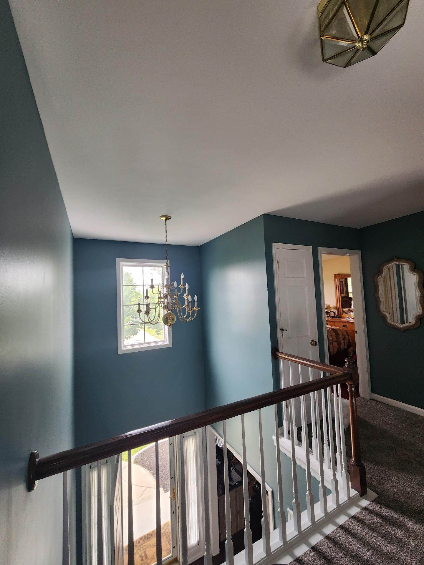 Carrigan Painting portfolio image of painted 2 story foyer in Lancaster, NY